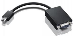 Adapteris Lenovo 03X6402 Mini DisplayPort, VGA, melna krās.