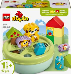 Konstruktorius LEGO® DUPLO® Formų rūšiavimo žaislas: šuniuko namas 10441, 17 vnt.