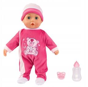 Lėlė - kūdikis su priedais Bayer First Words 93824BM, 38 cm, rožinė sp.