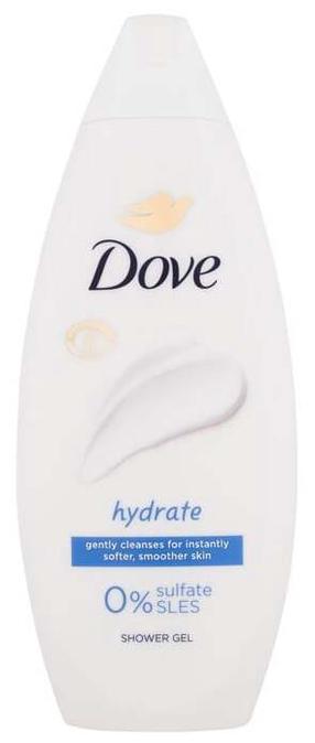 Kūno prausimosi želė Dove Hydrate, 250 ml