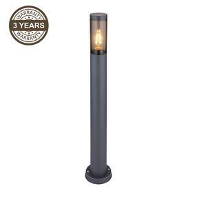 Vabalt seisev välisvalgusti Domoletti Monteo DH022-800, 23W, E27, IP44, antratsiit v., 12.7 cm x 80 cm