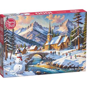 Pusle CherryPazzi Winter Wonderland, 50 cm x 70 cm, 1000 tk, mitmevärviline