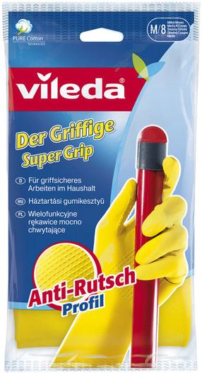Pirštinės guminės Vileda Universal SuperGrip, L
