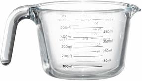 Mõõtmisnõu Maku 651925, 0.5 l, läbipaistev v./must v.