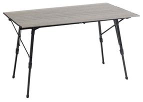 Kempinga galds Outwell Canmore L, brūna krās./melna krās., 120 cm x 70 cm x 46 - 70 cm