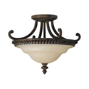 Valgusti lagi Elstead Lighting Drawing Room 2, E27, 2 x 60 W, valge v. / pruun v.