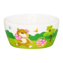 Dubenėlis Ambition Junior Eddie, 400 ml, 6+ mėn., 12.2 cm, porcelianas, ruda sp./žalia sp.