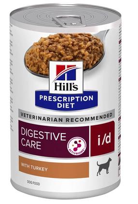 Šlapias šunų maistas Hill's Prescription Diet Digestive Care i/d with Turkey, kalakutiena, 0.36 kg