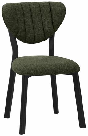 Valgomojo kėdė Kalune Design Elma 225ALN1107, matinė, žalia sp., 45 cm x 47 cm x 85 cm