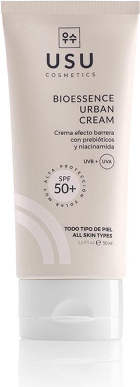 Kremas įdegio priežiūrai Usu Cosmetics Bioessence Urban SPF50+, 50 ml
