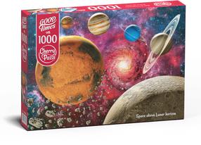 Dėlionė CherryPazzi Space Above Lunar Horizon 30646, 50 cm x 70 cm, 1000 vnt., įvairių spalvų