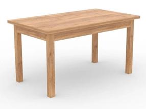 Valgomojo stalas ADRK Rodos 80, ąžuolo sp., 140 cm x 80 cm x 76 cm