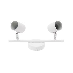 Šviestuvas nukreipiamasis Okko Safi GU13014D-2TU WHT, GU10, 2 x 5 W, balta sp. / balta sp.