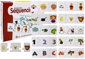 Puzle Lean Toys Sequencing, daudzkrāsaina, 10 gab.