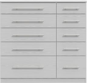 Kummut Forte PRUK221L-D125, valge v., 95 cm x 41.6 cm x 99.9 cm