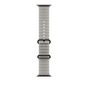 Pulksteņa siksniņa Apple Ocean Band, 49 mm, titanium black krās./translucent gray