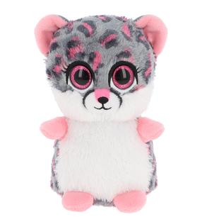 Плюшевая игрушка леопард Keel Toys Motsu, белый цв./серый цв., 14 см