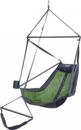 Istuv võrkkiik Eno Lounger, tumehall v./roheline v.