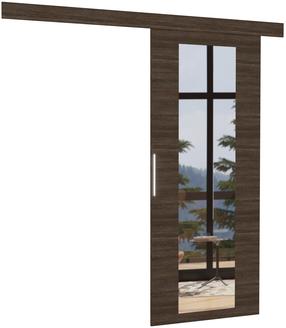Durys Brit 96, stumdomosioms vidaus durims, 205 cm, šokolado sp.