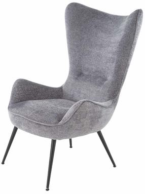 Krėslas Leisure Furniture Jukon, pilka sp., 87 cm x 74 cm x 108 cm
