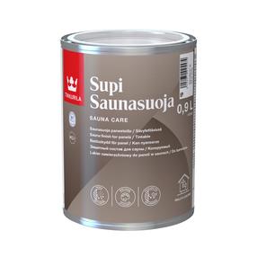 Aizsarglīdzeklis pirts sienām Tikkurila Supi Saunasuoja, caurspīdīgs, 0.9 l