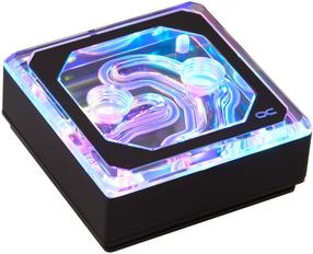 Vandens blokas Alphacool Ice Block XPX Edge RGB - Plexi Black Digital
