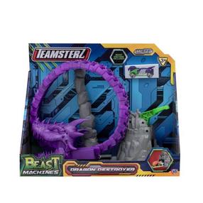 Автомобильная трасса Teamsterz Beast Machines Dragon Destroyer 1417472, фиолетовый цв./многоцветный