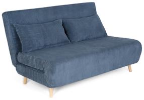 Sofa Homla Solace Basic, tamsiai mėlyna sp., 91 x 140 cm x 84 cm