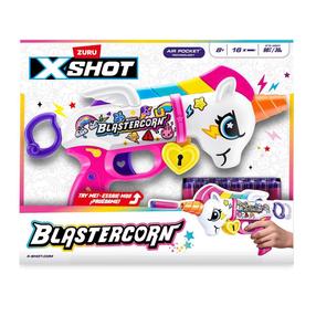 Игрушечный пистолет с пулями XSHOT Blastercorn 36729 Белый цв.