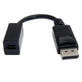 Adapteris StarTech DP2MDPMF6IN DisplayPort male, Mini DisplayPort female, 0.015 m, juoda