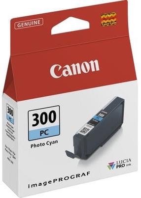 Картридж для струйного принтера Canon PFI-300P, циановый голубой (cyan) цв., 14 мл