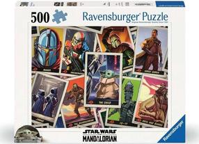 Pusle Ravensburger Star Wars Mandalorian, 36 cm x 49 cm, 500 tk, mitmevärviline