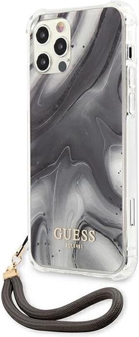 Telefoni ümbris Guess Marble Collection Case for iPhone 12 Pro Max, tumehall v., Apple
