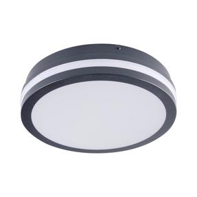 Āra griestu lampa Kanlux, 18W, LED, IP65, melna krās., 220 cm x 220 cm