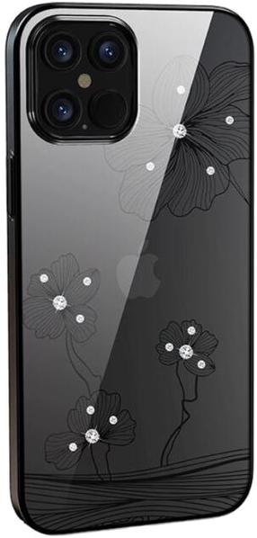 Telefono dėklas Devia Crystal Flora, juoda sp., Apple