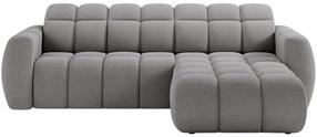 Kampinė sofa Fanito, pilka sp., dešininė, 200 x 288 cm x 105 cm