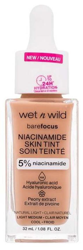 Makiažo pagrindas Wet N Wild Bare Focus Niacinamide Skin Tint, light medium/natural light sp., 32 ml