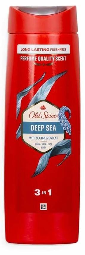 Kūno prausimosi želė Old Spice Deep Sea 3 in 1, 400 ml