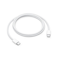 Kabelis Apple 60W USB-C MW493ZM/A, 2 x USB Type-C, 100 cm, balta sp., 60 W