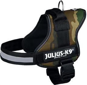 Petnešos šunims Trixie Julius-K9, ruda sp./juoda sp./žalia sp., 660 - 850 mm x 40 mm, L
