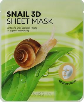 Маска для лица Missha Snail 3D, 23 г