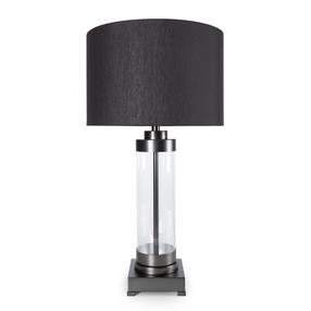 Galda stāvlampas Clara 02, E27, 60W, melna krās./caurspīdīga krās.