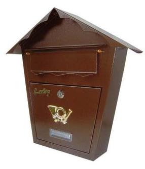 Pašto dėžutė SD2, raudonai ruda sp., 10 cm x 37 cm x 37 cm
