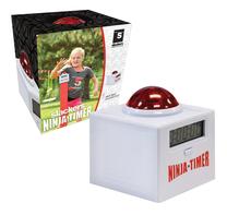 Lauko žaidimas Schildkrot Slackers Ninja Timer, 10 cm x 10 cm, balta sp./raudona sp.