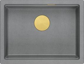 Köögivalamu GraniteQ Logan 100, graniit, 59.5 cm x 45 cm x 21.5 cm, silver stone v.