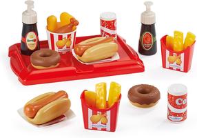 Rotaļu virtuves piederumi, hotdoga komplekts Ecoiffier 100% Chef, daudzkrāsaina