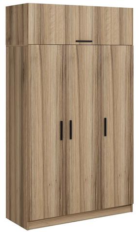 Шкаф Kalune Design Minar 3 235, коричневый цв., 52 см x 135 см x 235 см