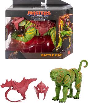 Rotaļlietu figūriņa, ar piederumiem Mattel Masters Of The Universe Chronicles Battle Cat JKJ32, zaļa krās.