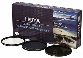 Filtras Hoya Digital Filter Kit II, UV / Poliarizacinis / Neutraliai pilkas, 72 mm