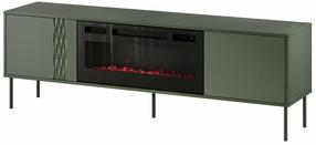 TV staliukas Tresse, žalia sp., 180 cm x 40 cm x 54.5 cm